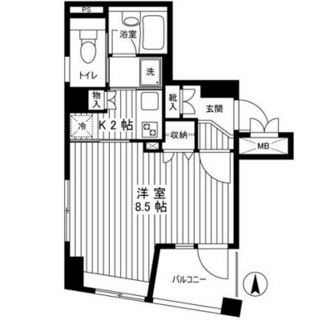 東京都台東区松が谷４丁目 賃貸マンション 1K