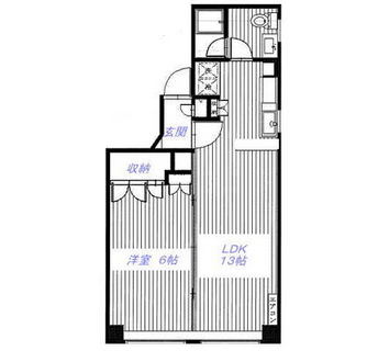 東京都台東区松が谷２丁目 賃貸マンション 1LDK