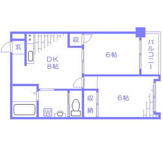 東京都台東区入谷１丁目 賃貸マンション 2DK