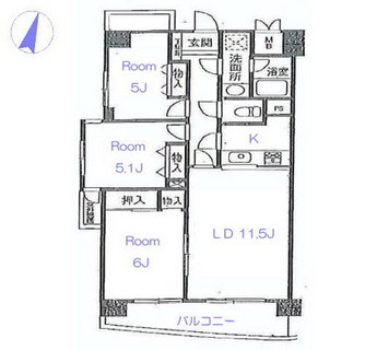 東京都荒川区東日暮里１丁目 賃貸マンション 3LDK