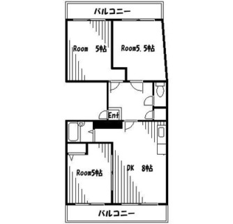 東京都文京区千駄木２丁目 賃貸マンション 3DK