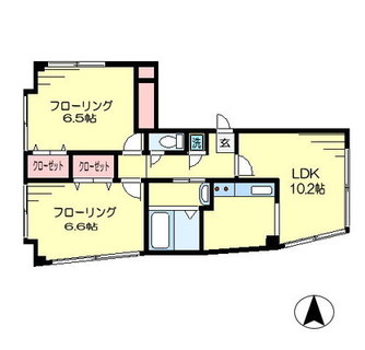 東京都北区田端３丁目 賃貸マンション 2LDK